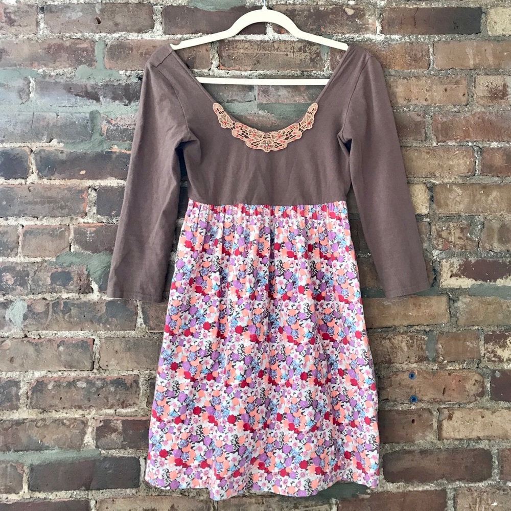 Free People 3/4 Sleeve Off-The-Shoulder Dress